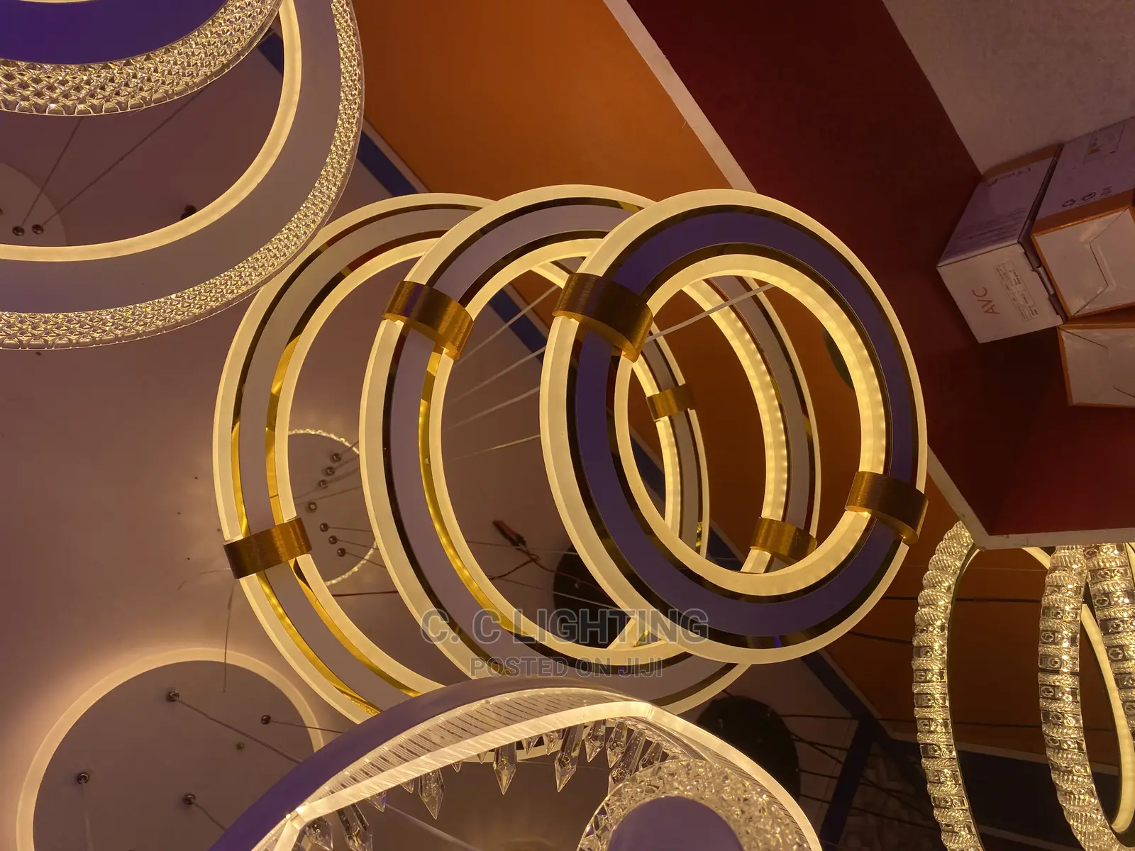 Led Dropping Chandelier Light