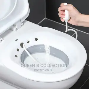 Collapsible Sit Bidet With Flusher