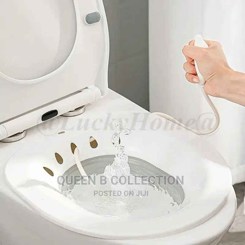 Collapsible Sit Bidet With Flusher