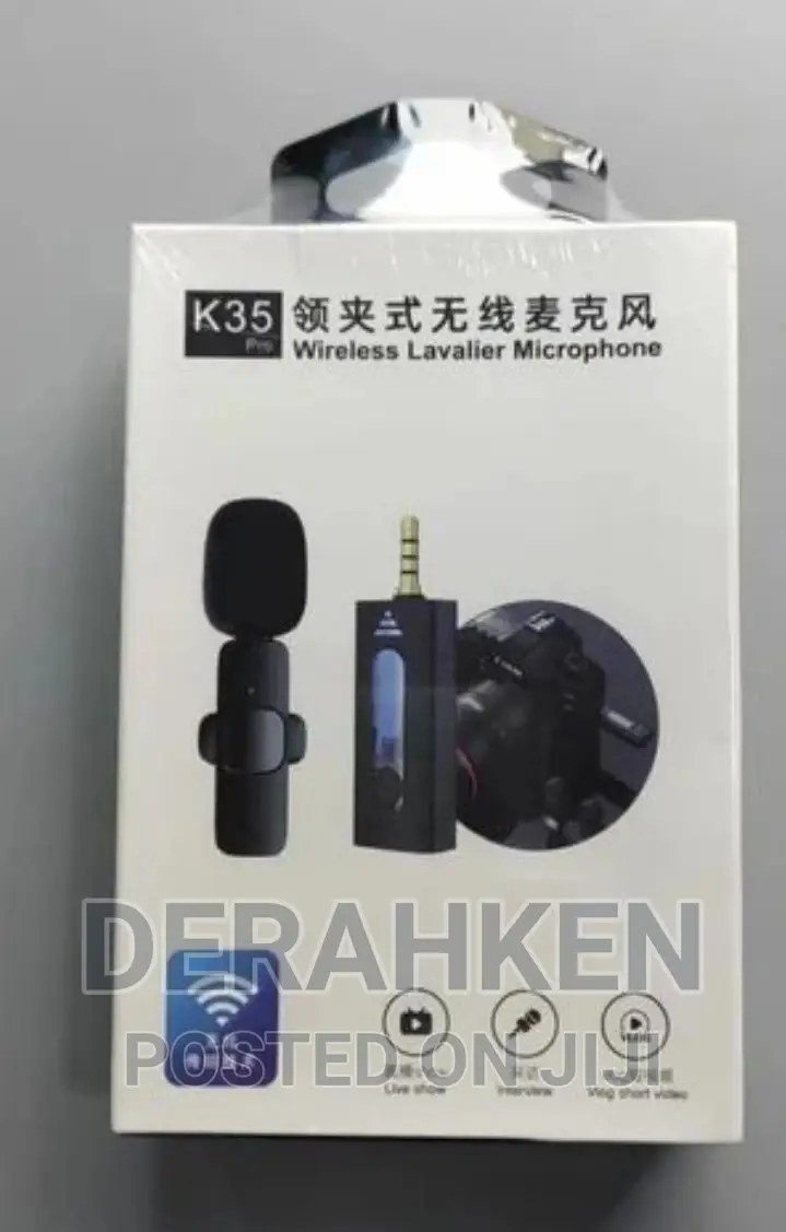 Wireless Microphone for Cameras and Phone With 2 Mics