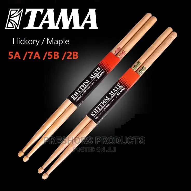 Tama Quality 2b Drum Sticks ND Yamaha 2b