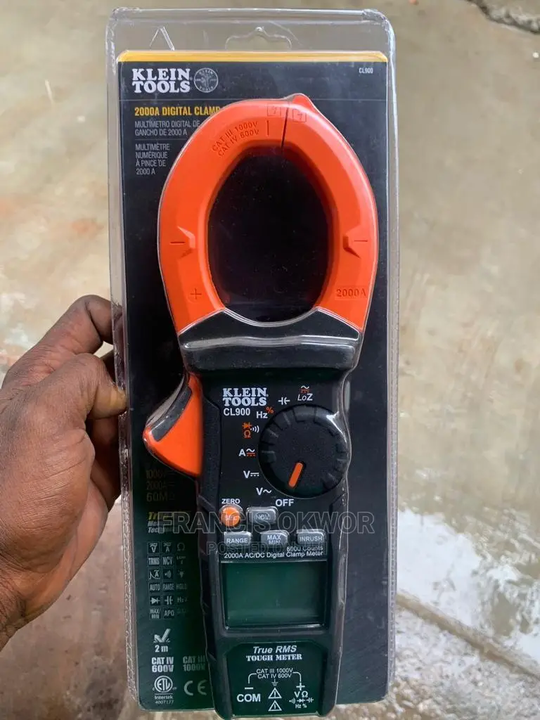 2000A AC/DC Digital Clamp Meter