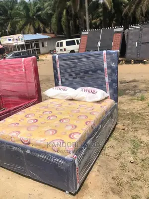 Padded Bedframe With Mattress