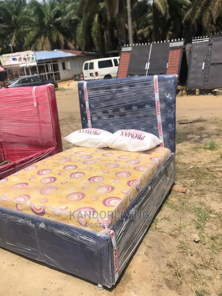 Padded Bedframe With Mattress