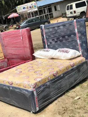 Padded Bedframe With Mattress