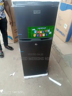 Skyrun Double Door Fridge 138litres
