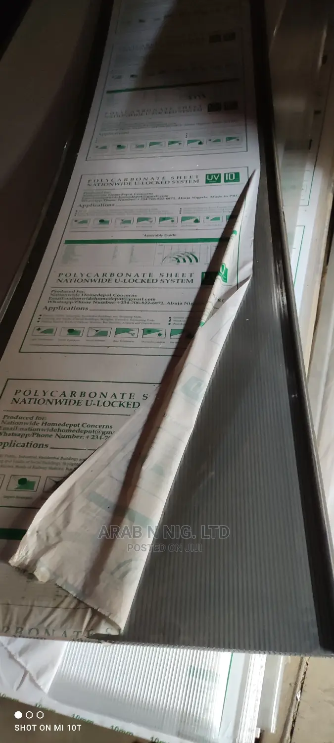 U Lock Danpalon Polycarbonate Sheets
