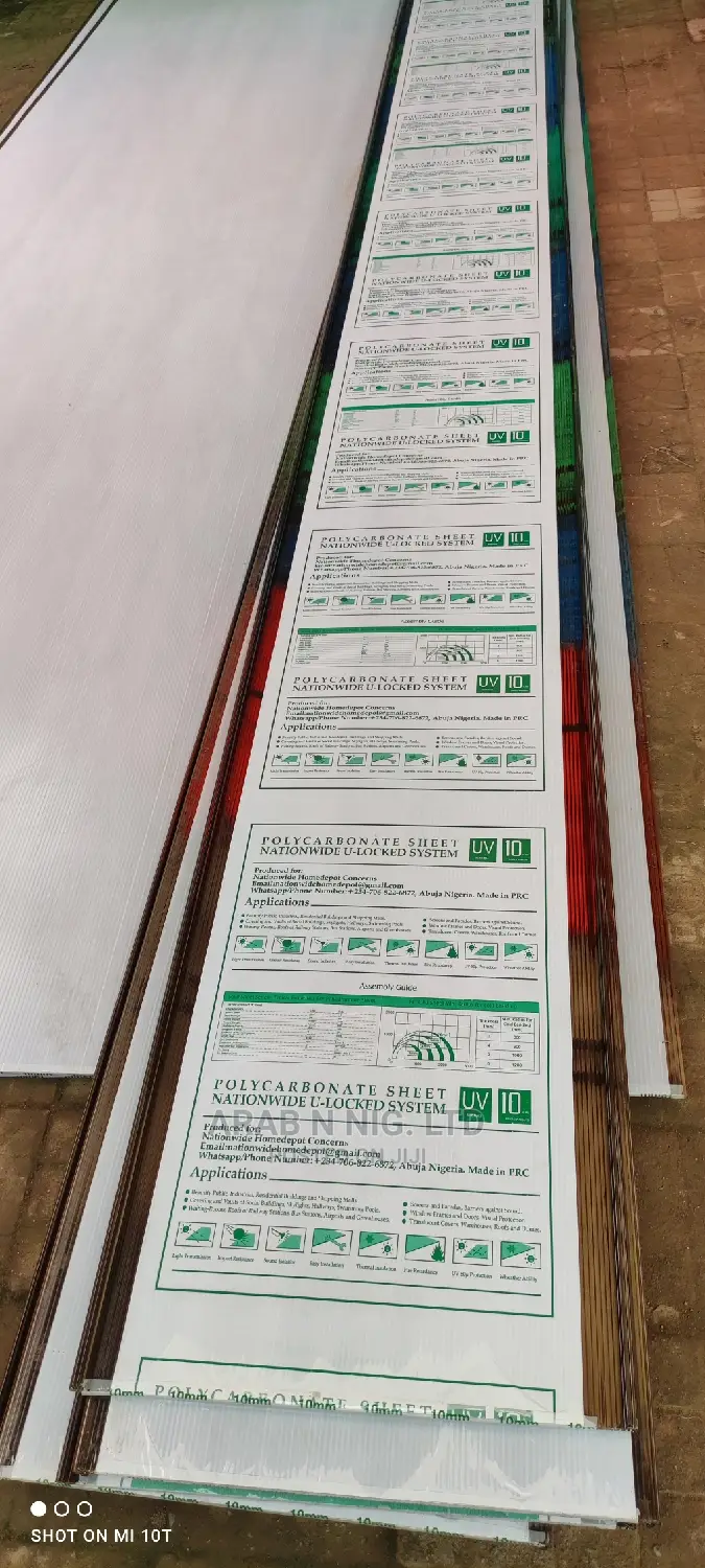 Quality U Lock at Danpalon Polycarbonate Sheets