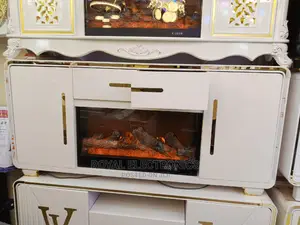 Very New Pure White Modern Firedisplay Tv Stand