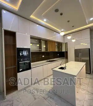 Luxury Kitchen Cabinet Design With Accessories