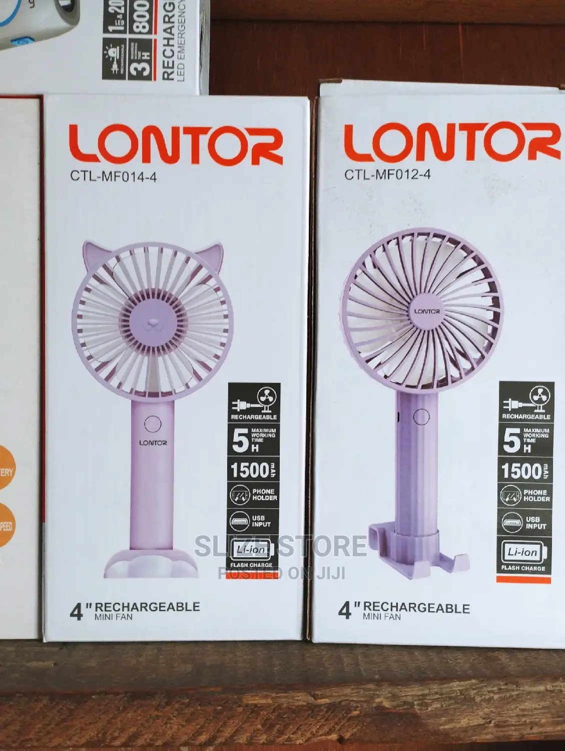 4" Rechargeable Fan Cf Mf014-4