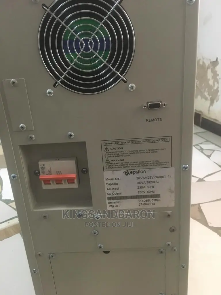 Epsilon Online UPS 3kva 192volts
