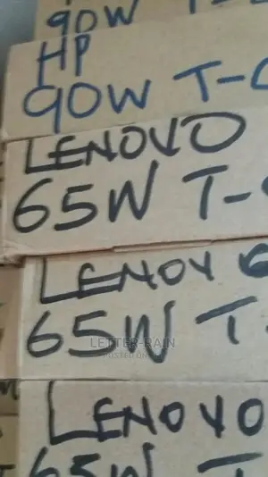 Photo - Original 65watts LENOVO Type-C Laptop Adapter.