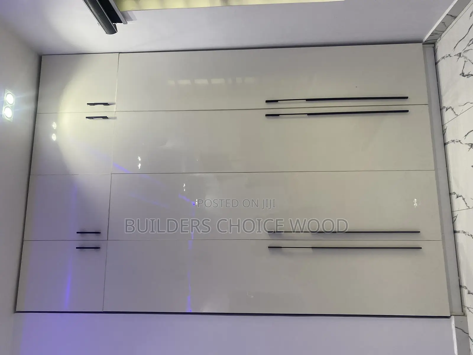 Wardrobe With Glossy Surface