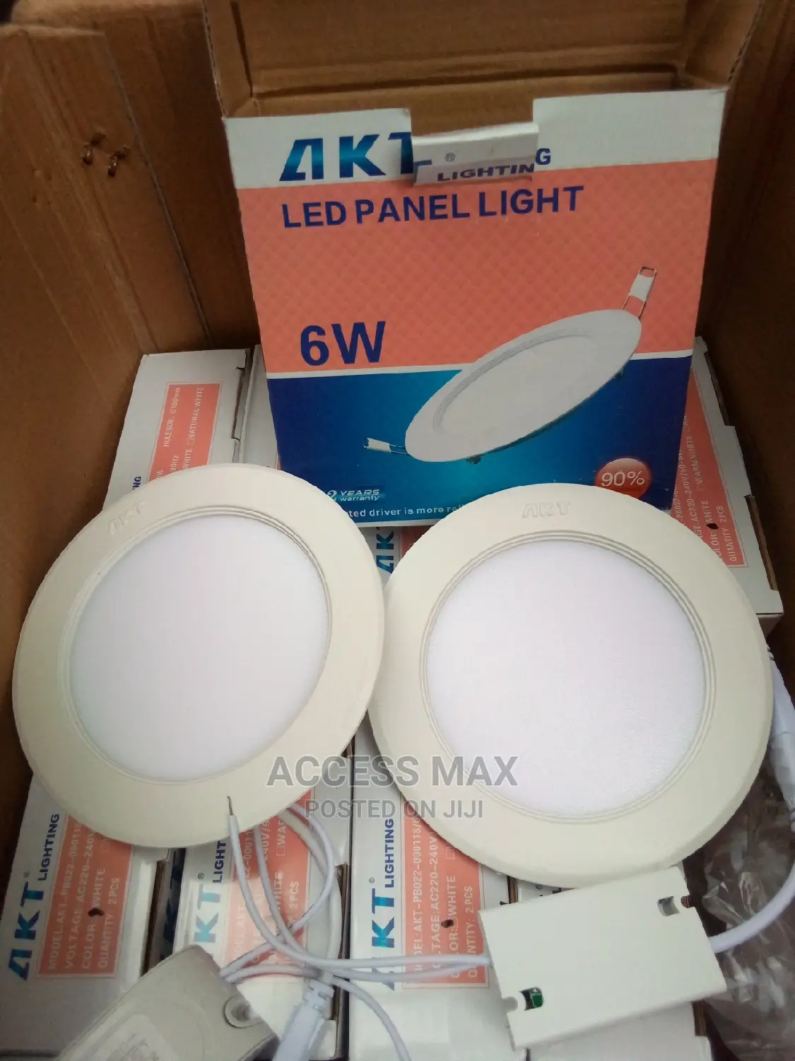 6watt Pop Akt Panel Light Round One