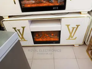 Classic Lv Tv Stand With Fire Display