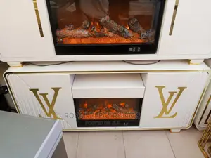 Standard Lv Tv Stand With Fire Display