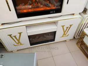 Latest Lv Tv Stand With Fire Display