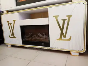 World Class Lv Tv Stand With Fire Display
