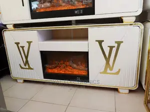 Great Quality LV Tv Stand With Fire Display