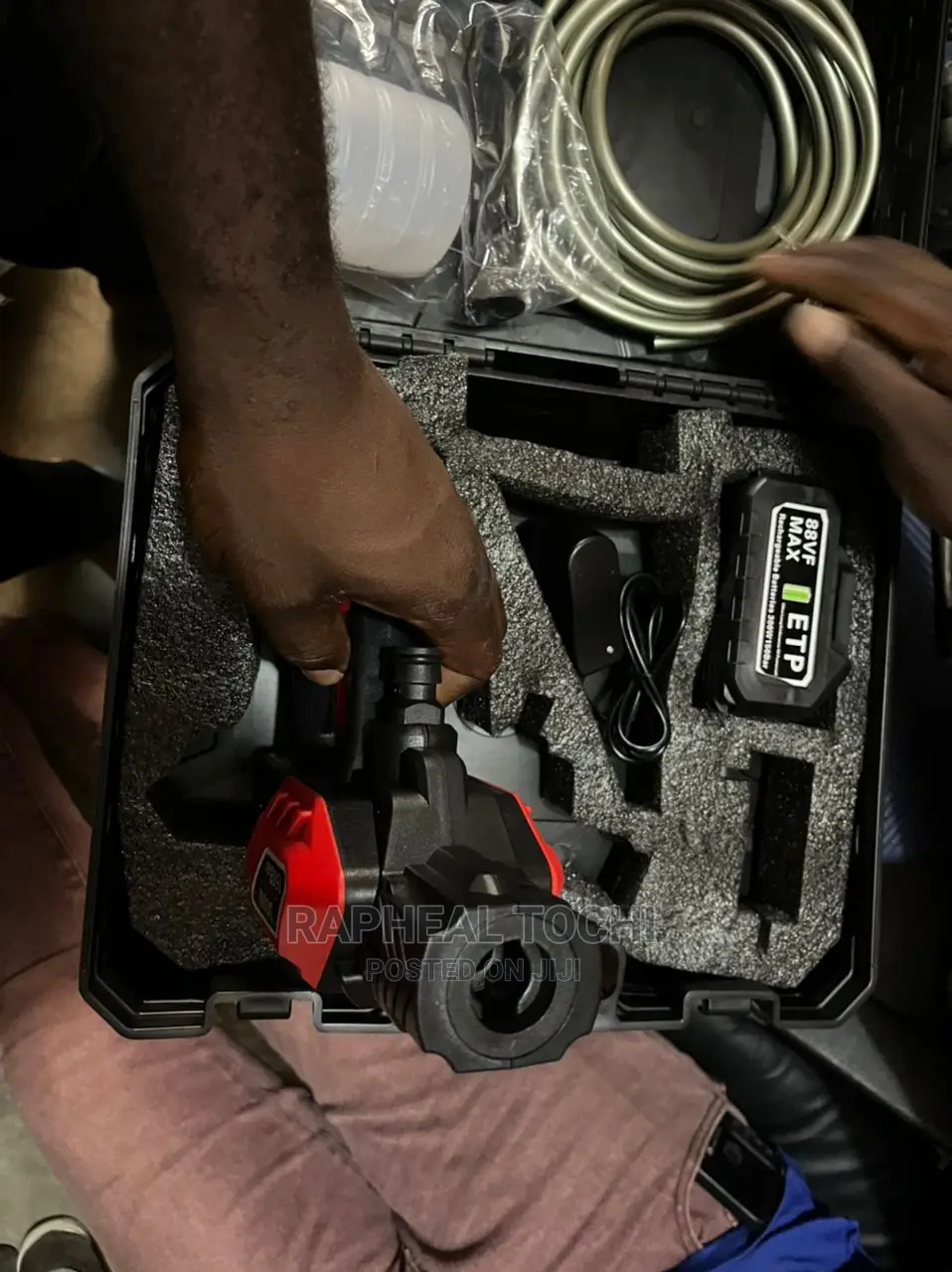 Recharged Car Washer With Gun Pressure High Power