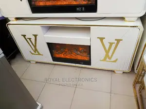 High Quality LV Tv Stand With Fire Display