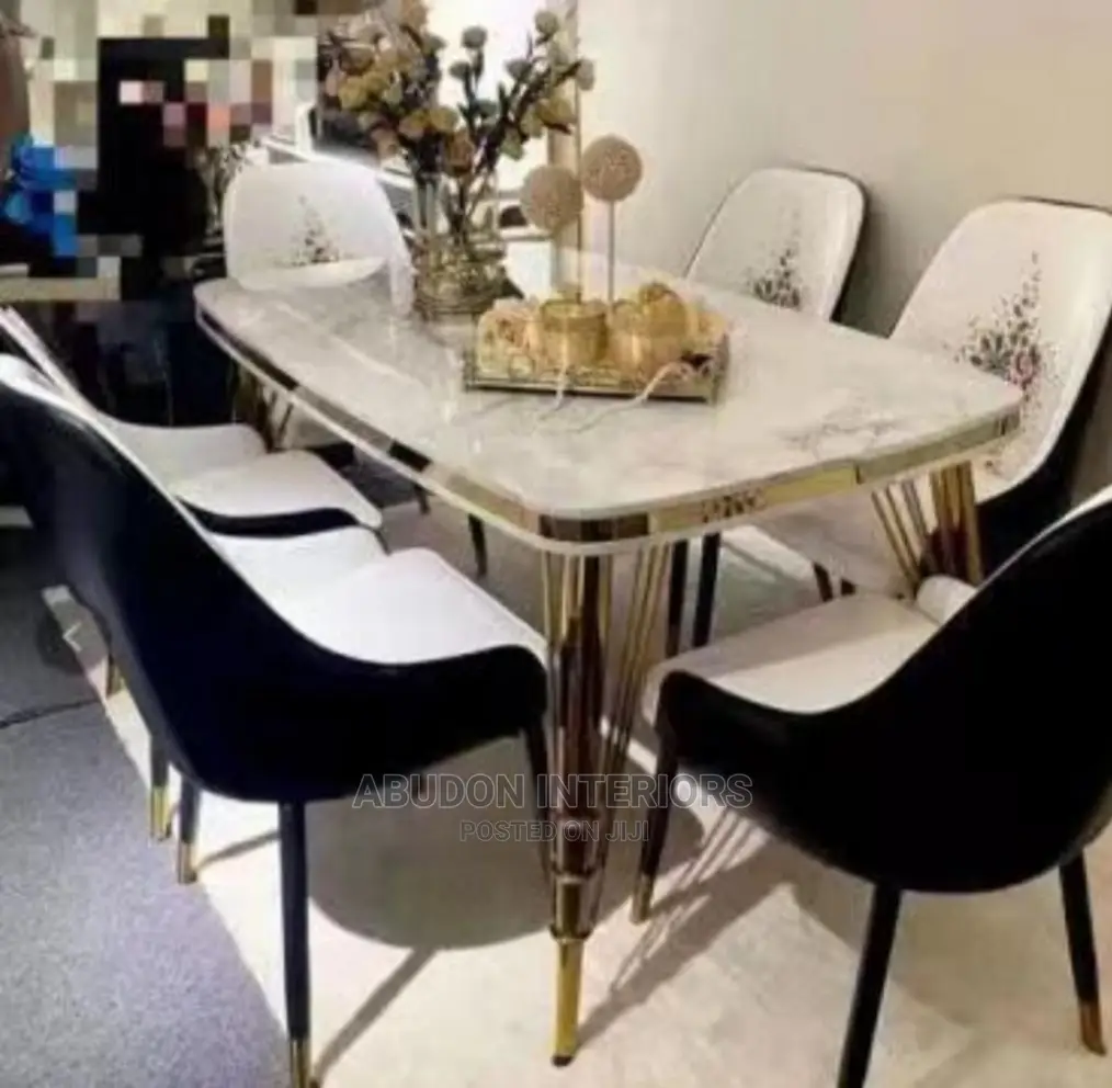 6 in One Black Dining Tables
