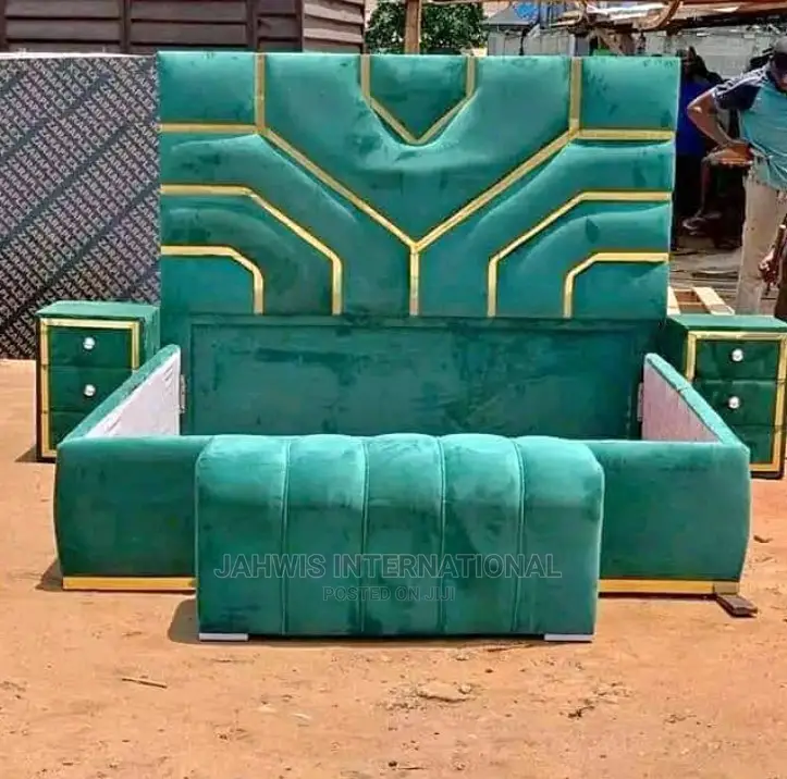 Beautiful 6by6ft Green Color Bed Frame