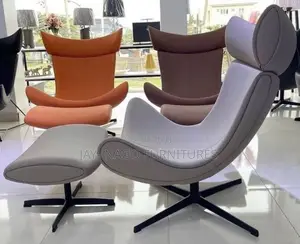 Newly Designed Leather Chilling Leather Chair With Footrest