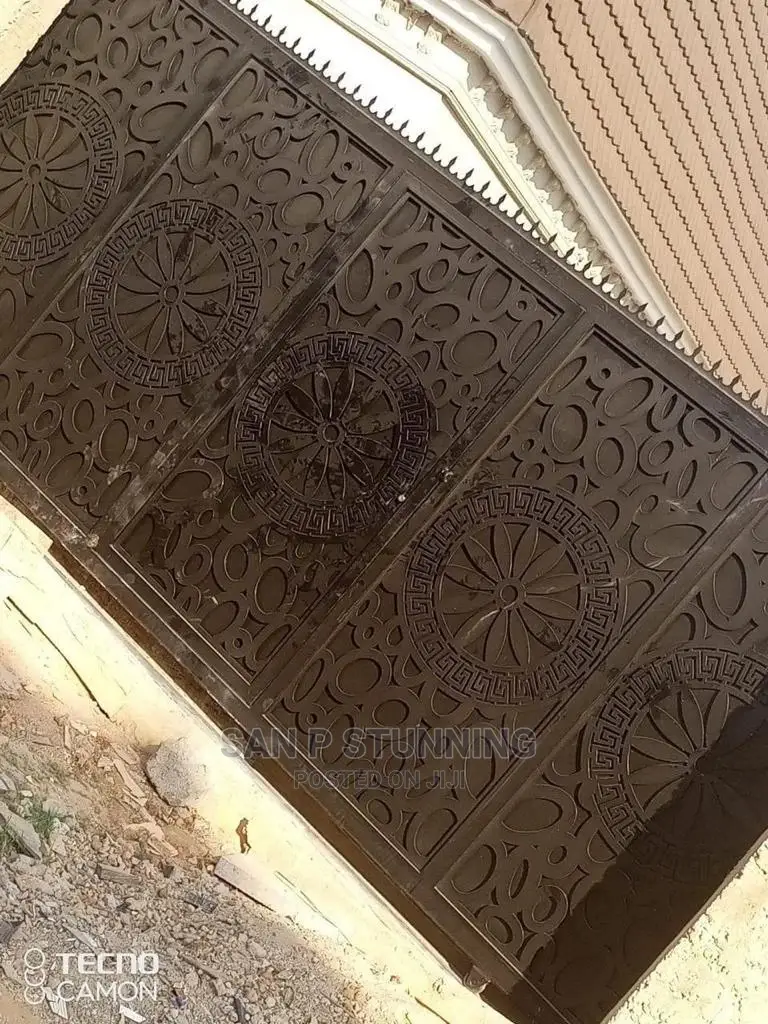 Laser Cut Sliding Gate Design With Top Security Strength