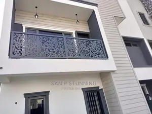 Laser Cut Lovely Railing in Black