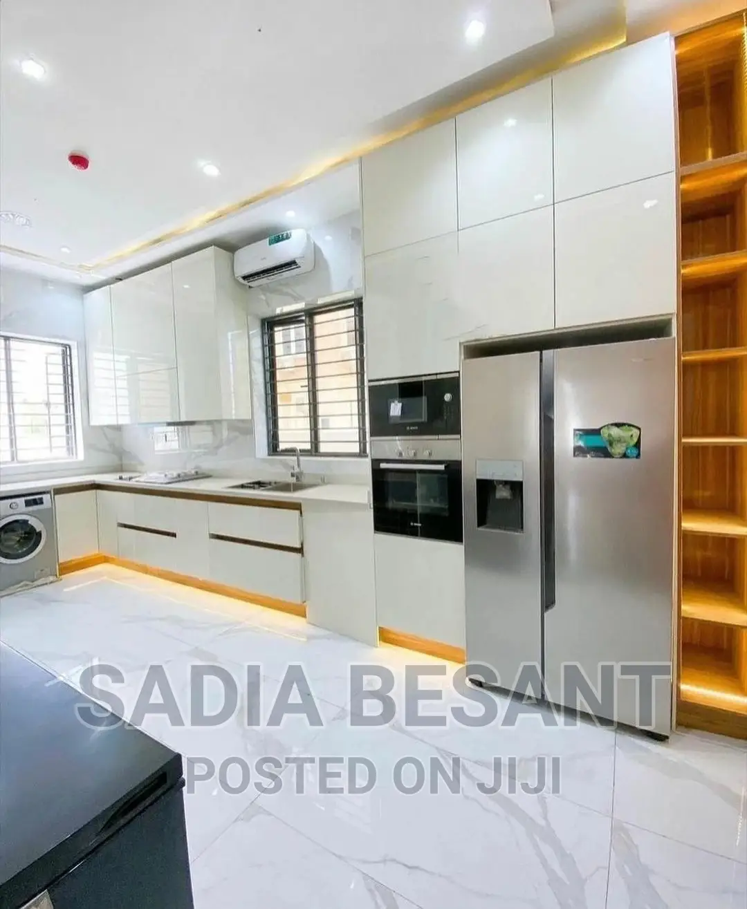 Luxury Kitchen Cabinet Design With Accessories