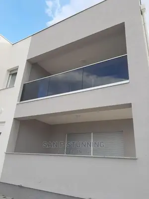 Frameless Tinted Glass Railing Design