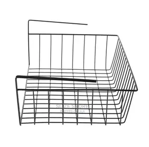 Multipurpose Iron Mesh Cabinet Organizer Rack