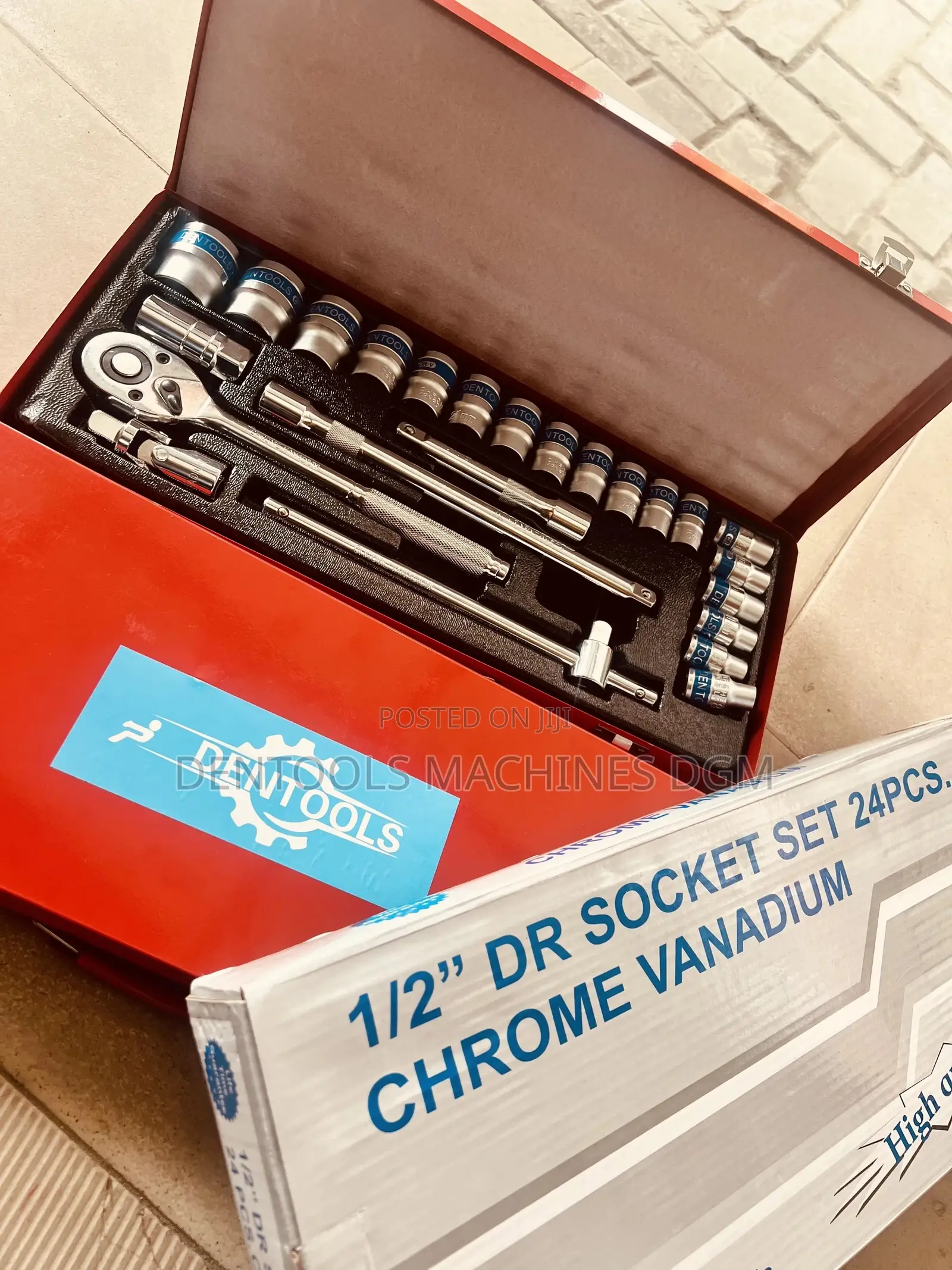 DENTOOLS 1/2” DR Socket Set 24pcs