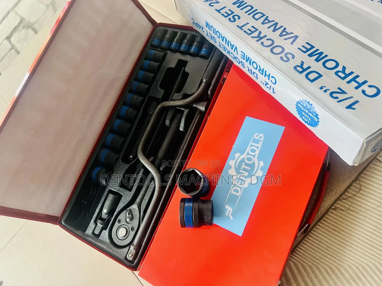 DENTOOLS 1/2” DR Socket Set