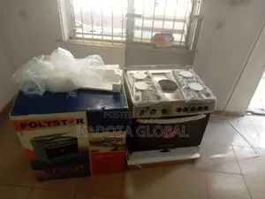 Polysta 4gas + 1hotplate Full Stainless Plus Glass Cover