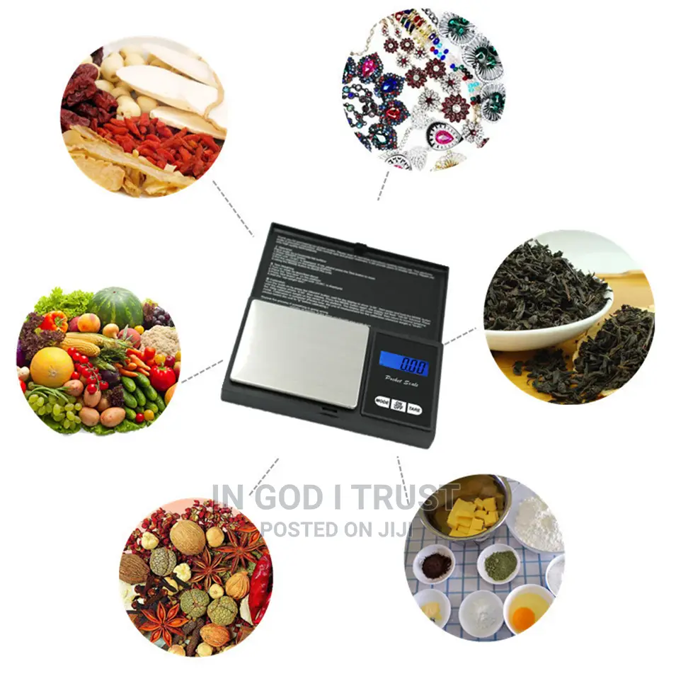 500g X 0.01g Digital Kitchen Scale