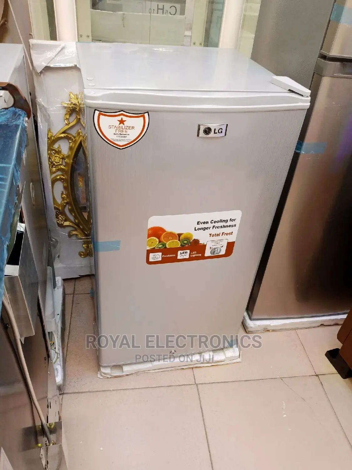 Latest LG Single Door Refrigerator Silver
