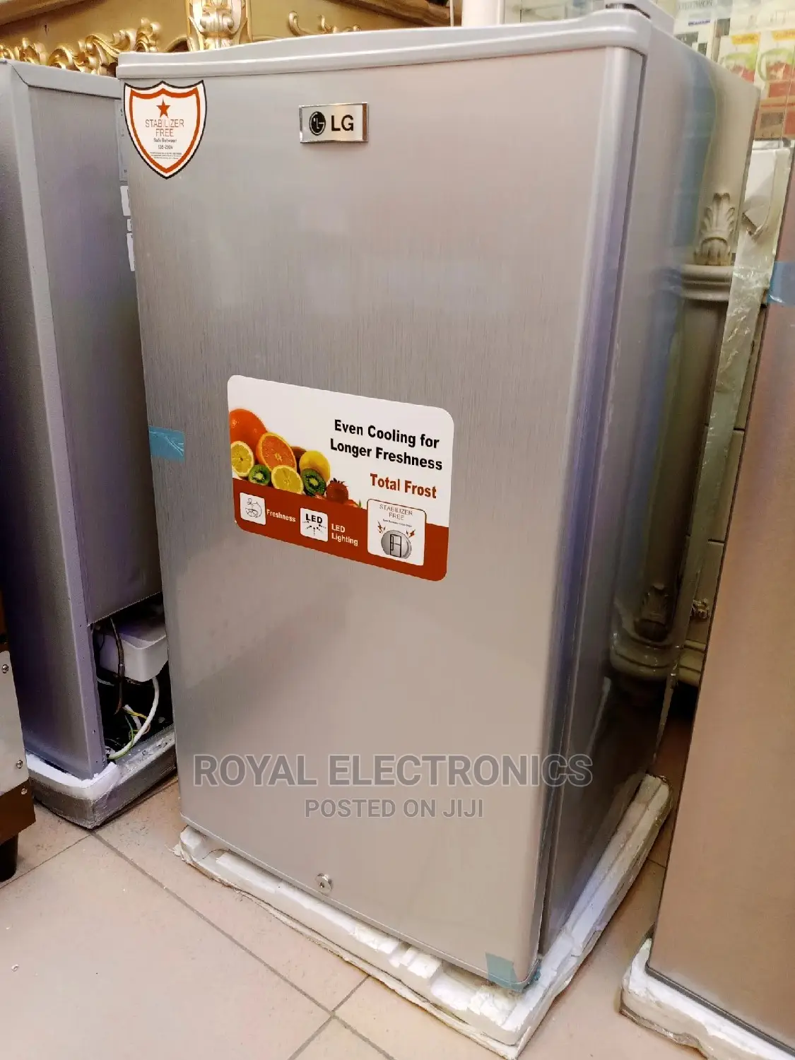 Standard Lg Single Door Refrigerator Silver