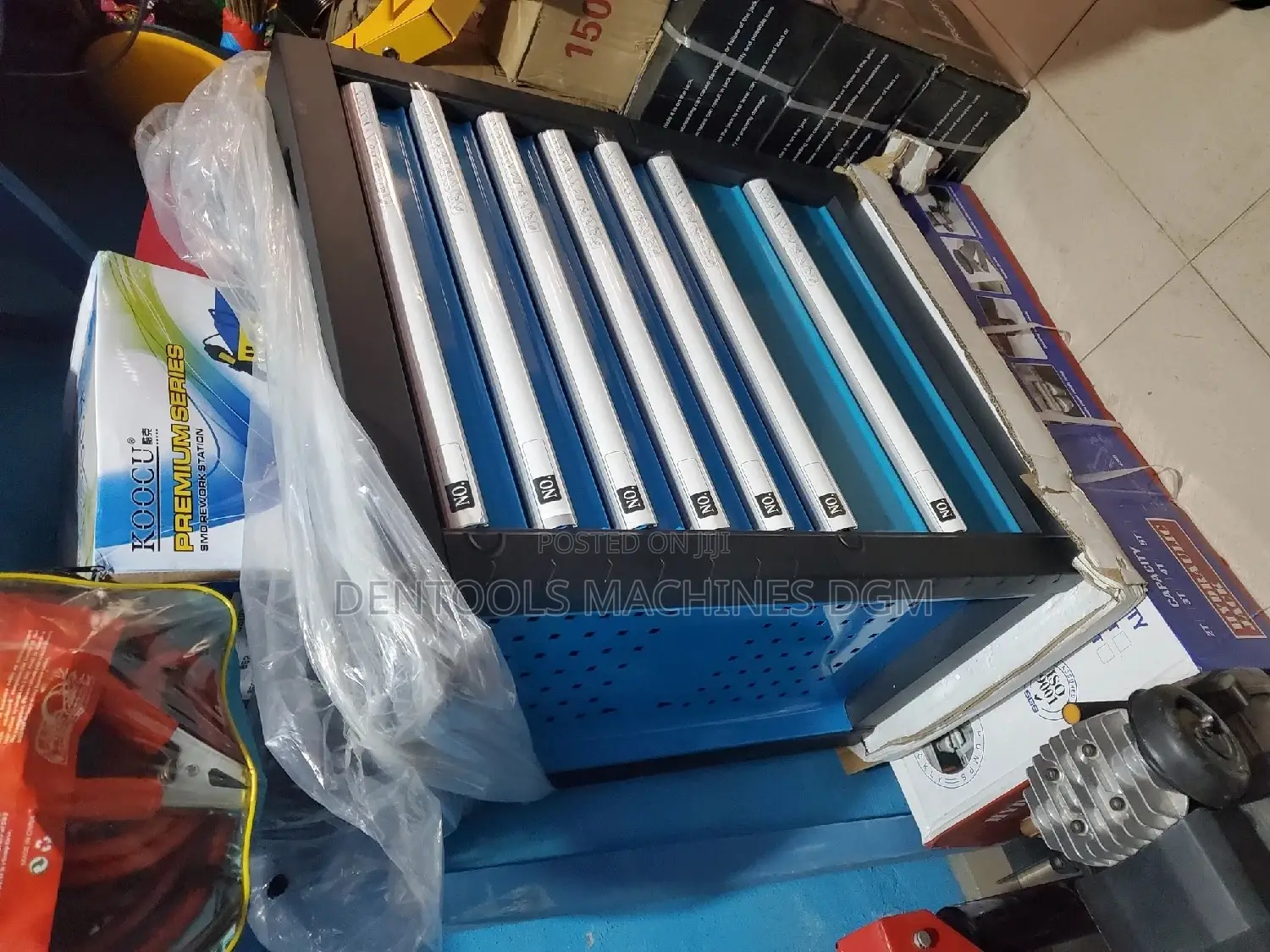 Complete Kitted Trolley Tools Box Heavy Duty