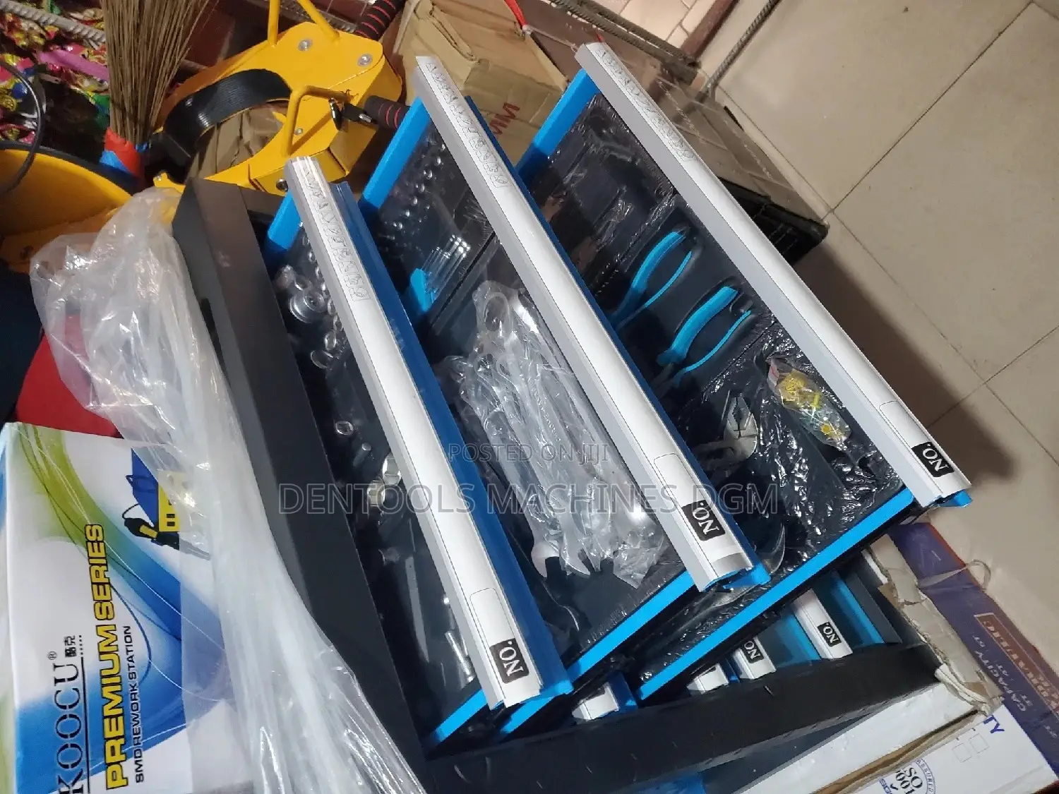 Complete Kitted Trolley Tools Box Heavy Duty