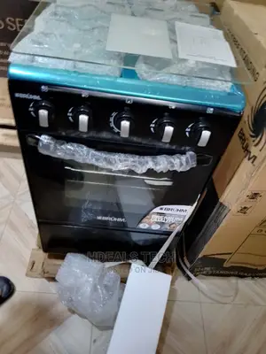 Bruhm 4gas Burner Gas Cooker With Over and Glass Cover