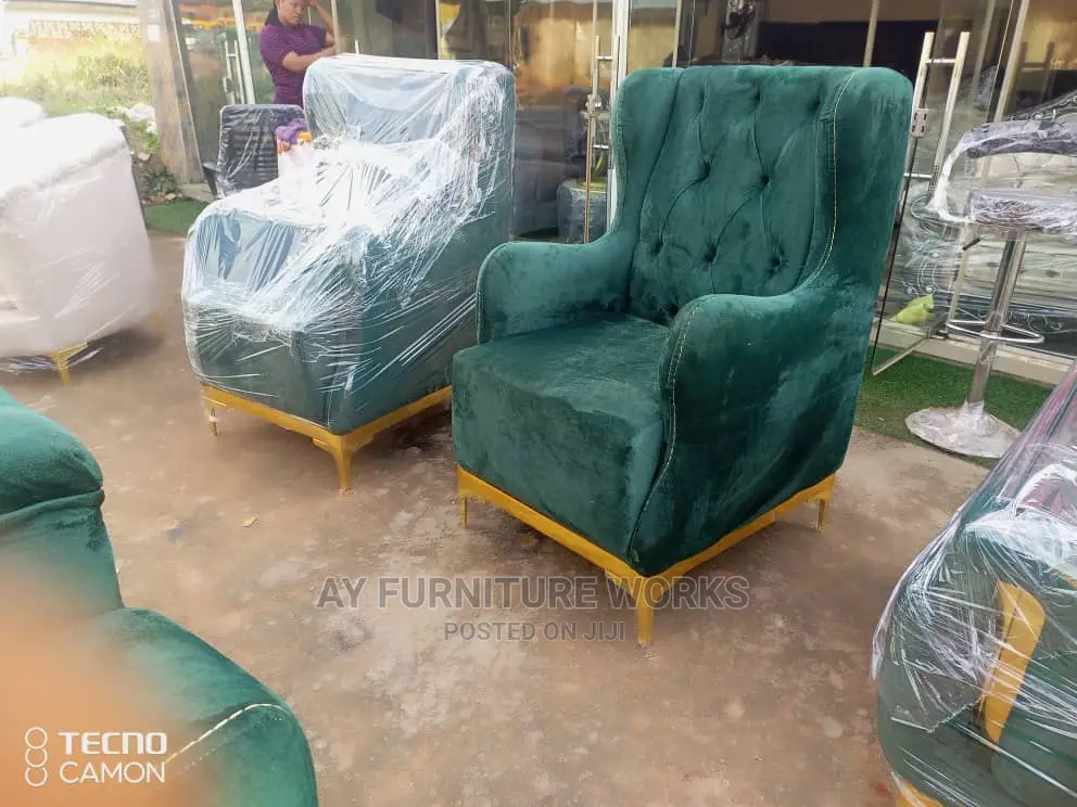 Green Quality 7 Sitters Sofas