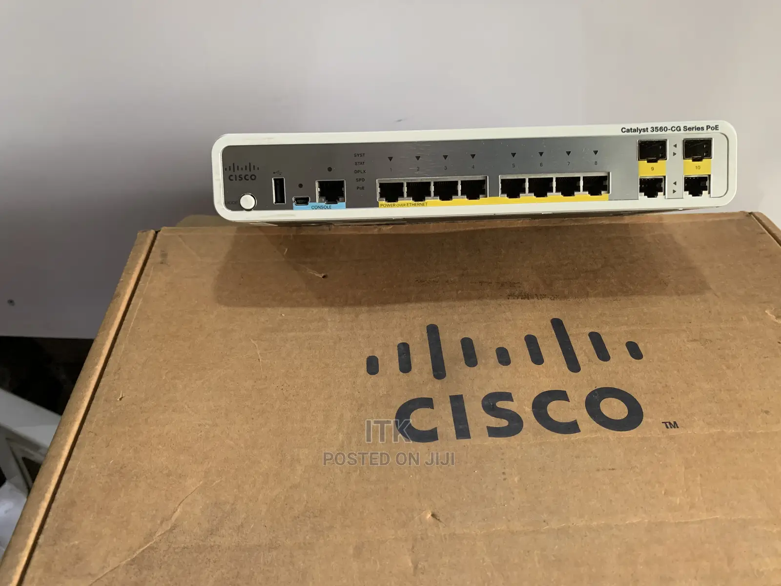 Cisco Catalyst Ws-C3560cg-8pc-S Managed Poe Switch