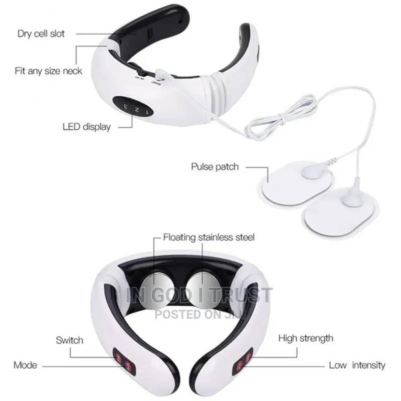 Electric Neck Massager Pulse Back Massage 6 Modes