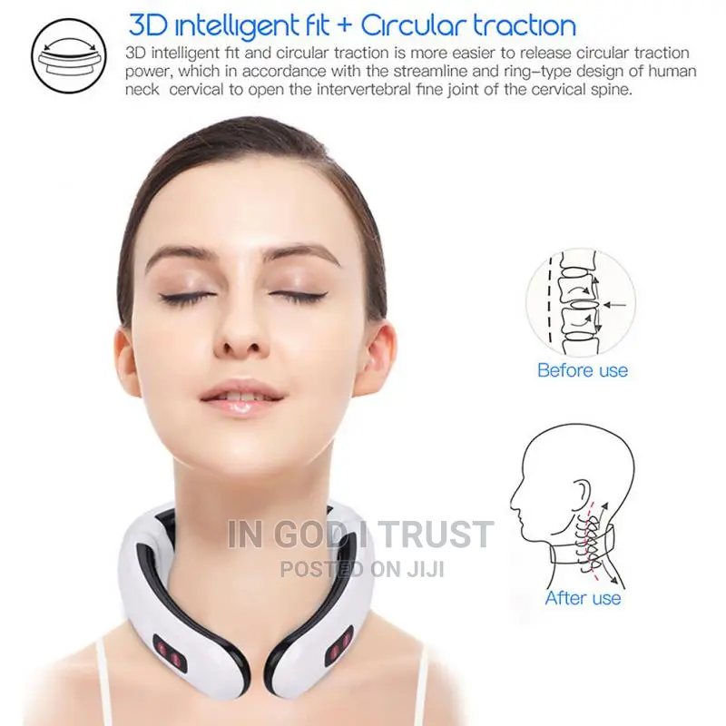 Electric Neck Massager Pulse Back Massage 6 Modes