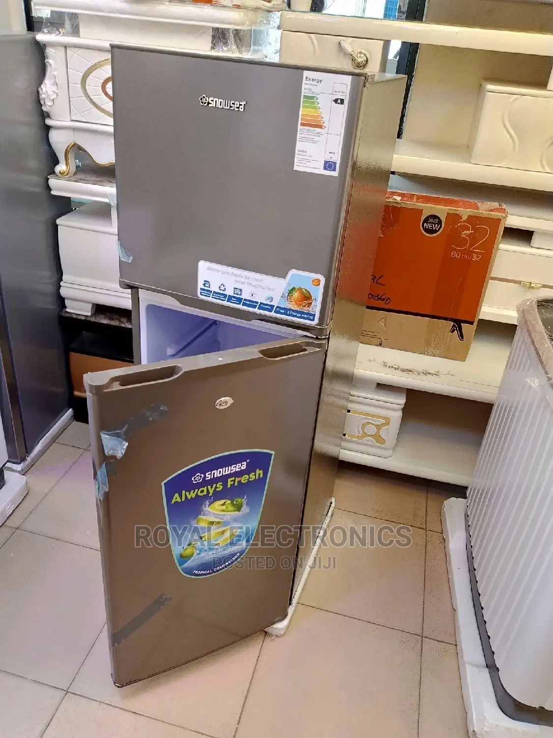 High Efficiency Snowsea(Bcd-198) Double Door Refrigerator