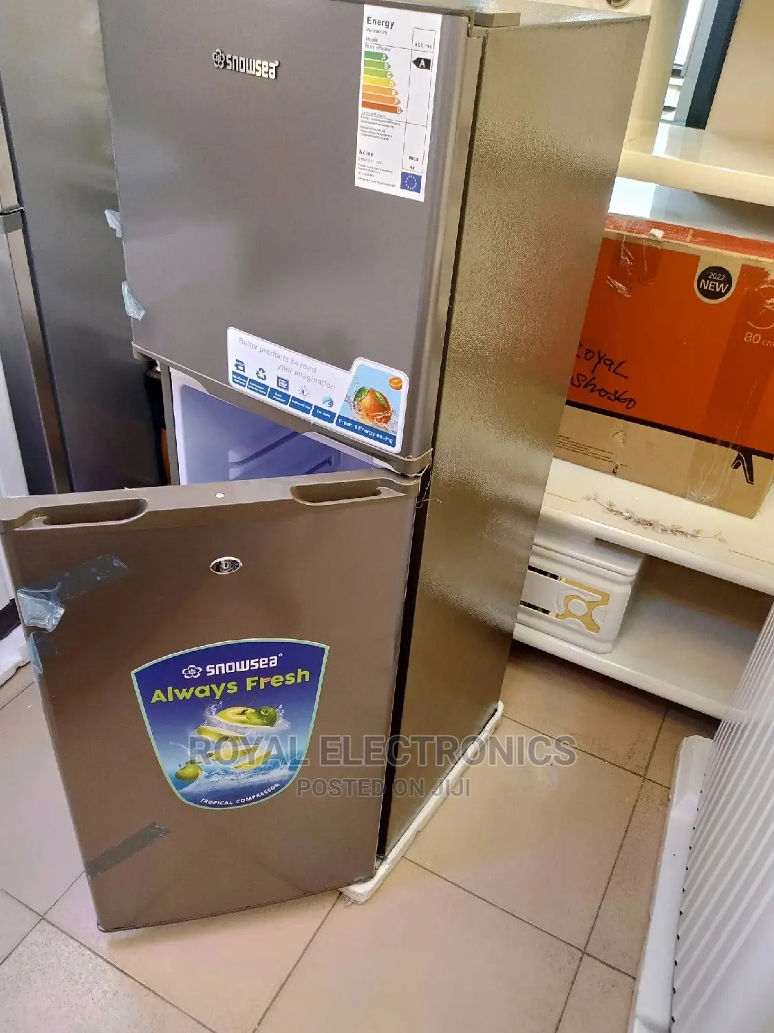 High Efficiency Snowsea(Bcd-198) Double Door Refrigerator