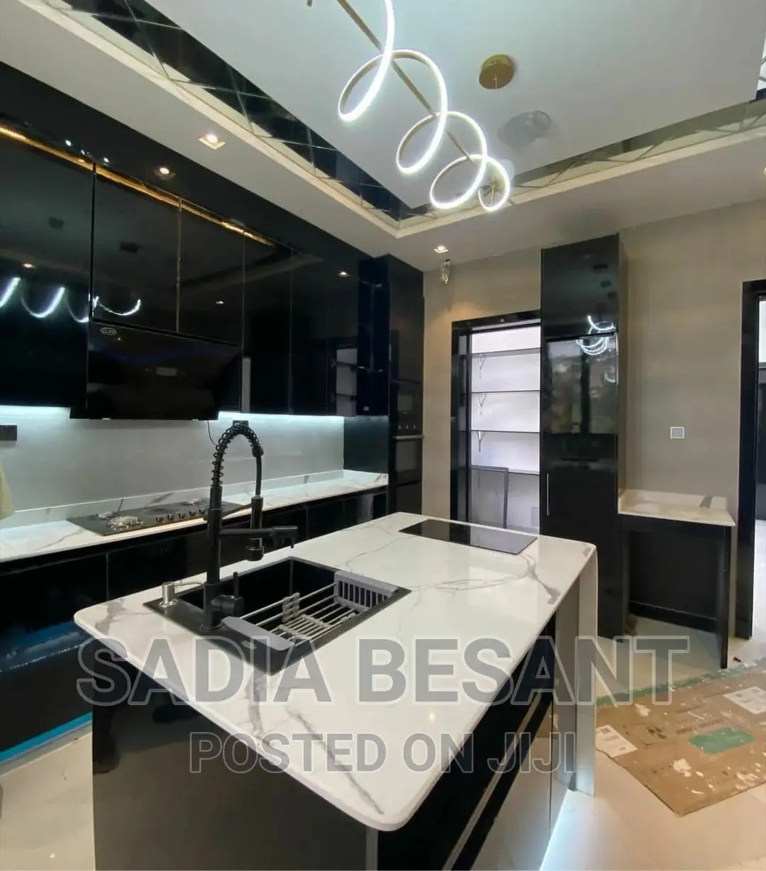 Luxury Kitchen Cabinet Design With Accessories